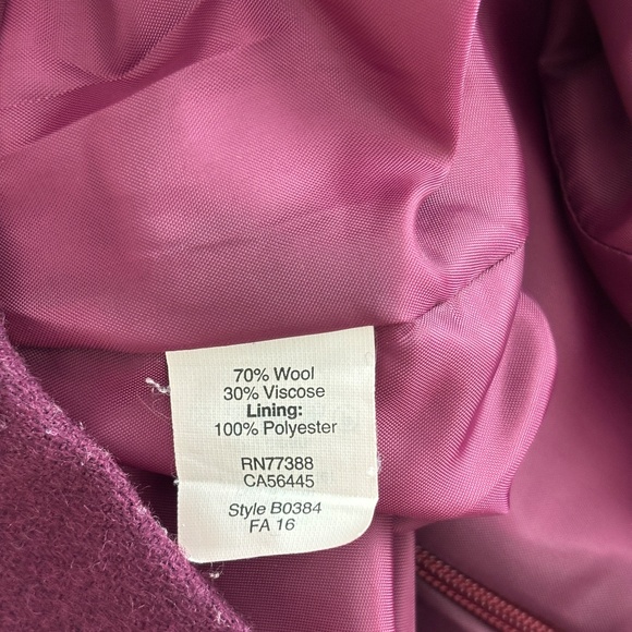 J Crew "The Pencil Skirt" - Plum/Raspberry Size 00P - Picture 8 of 10